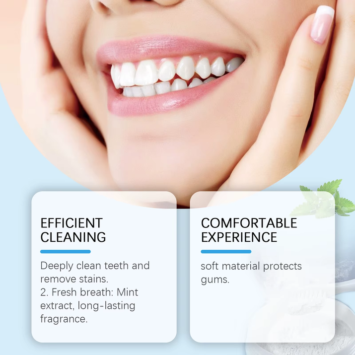 Whitening Teeth Powder Removing Stain Preventing Bad Breath Tooth Pain Reducing Sensitive Gum Discomfort Cleaning Tooth Powder