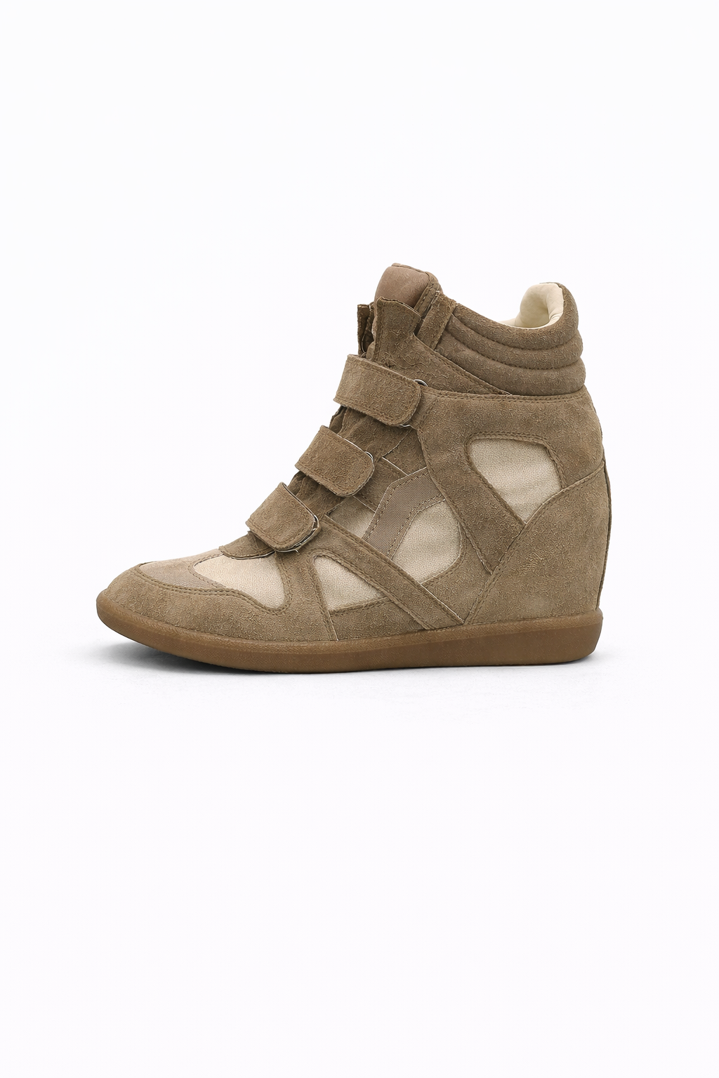 Wedge High-Top Sneakers