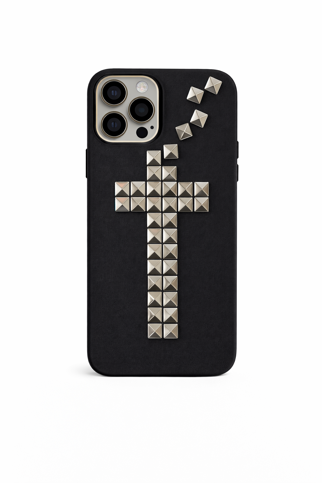 Studded Cross Phone Case