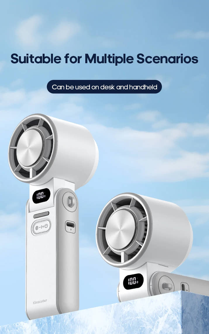 IceyButNice™ Portable Ice-Cooling Fan