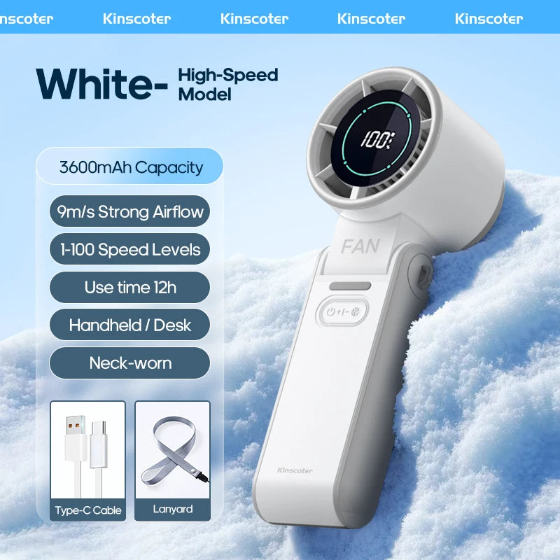 IceyButNice™ Portable Ice-Cooling Fan