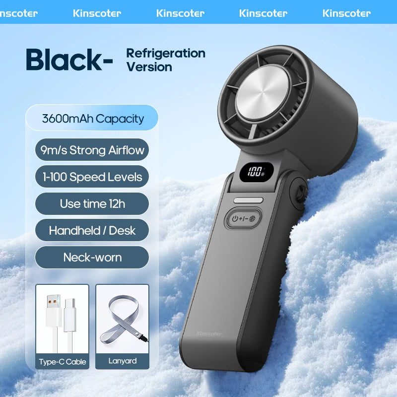 IceyButNice™ Portable Ice-Cooling Fan