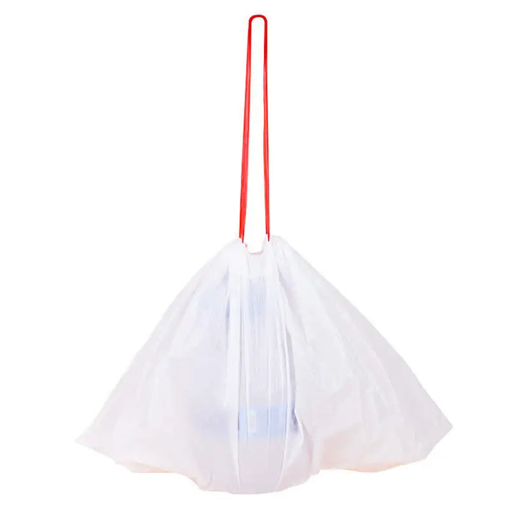 1/2/3/5Rolls Disposable Cat Litter Bags Disposable Pet Waste Bag with Drawstring Quick Clean Portable Cat Litter Box Liners Bag