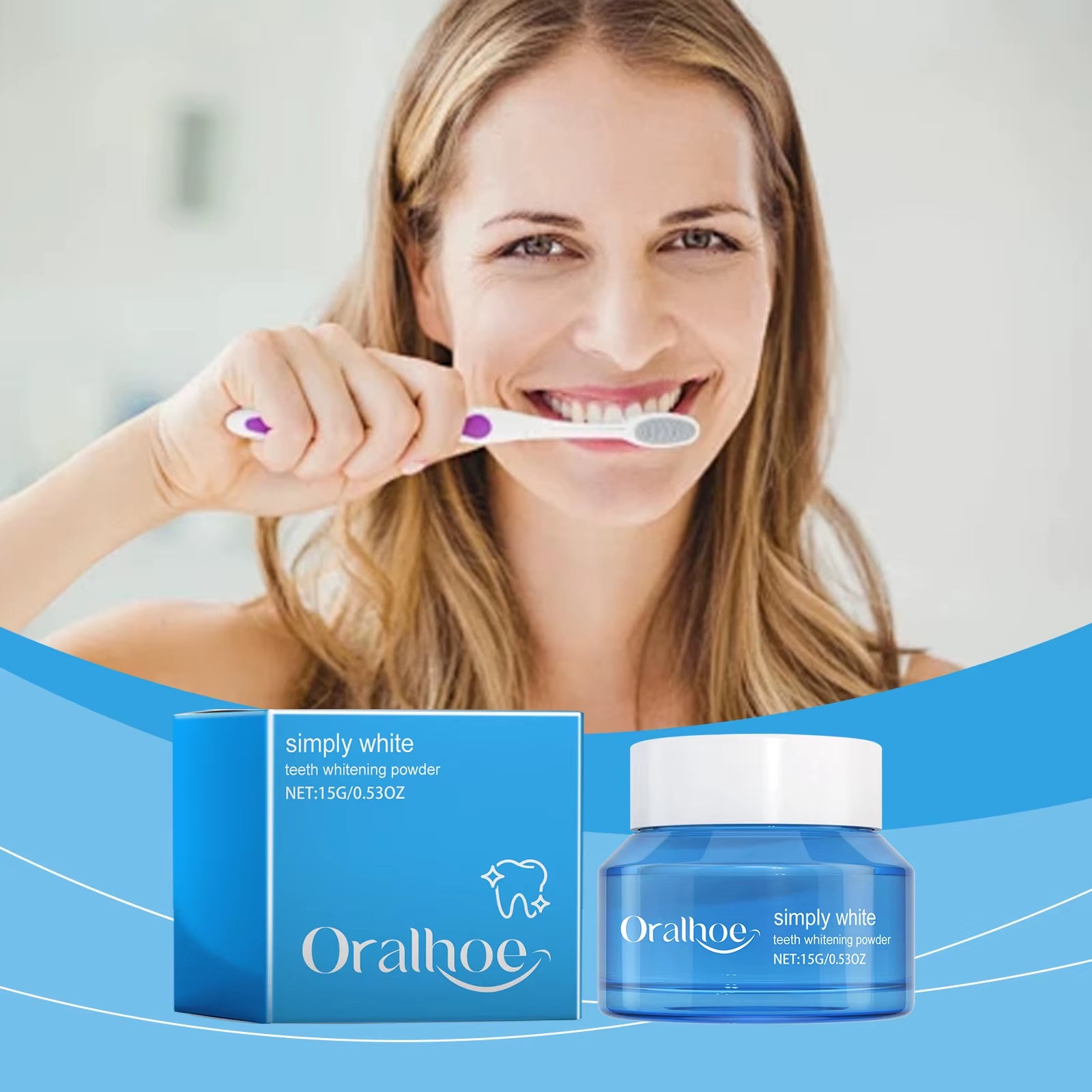 Whitening Teeth Powder Removing Stain Preventing Bad Breath Tooth Pain Reducing Sensitive Gum Discomfort Cleaning Tooth Powder